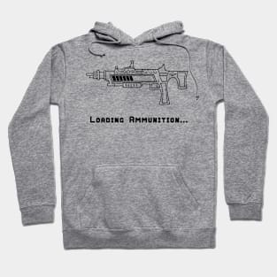 Loading Ammunition Futuristic Gun Video Game Hoodie